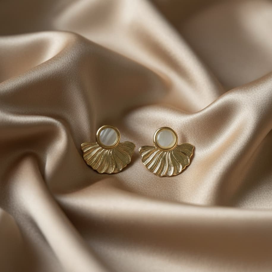 Hiléra Shell Glow Küpe